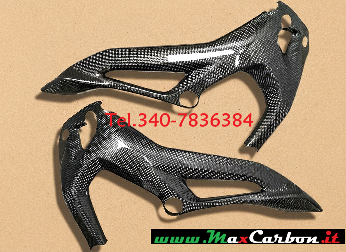 Copri Telaio In Carbonio Lucido Yamaha Mt-09 TRACER 900 2013 2020 Carbon Frame Cover Fazer MT 09