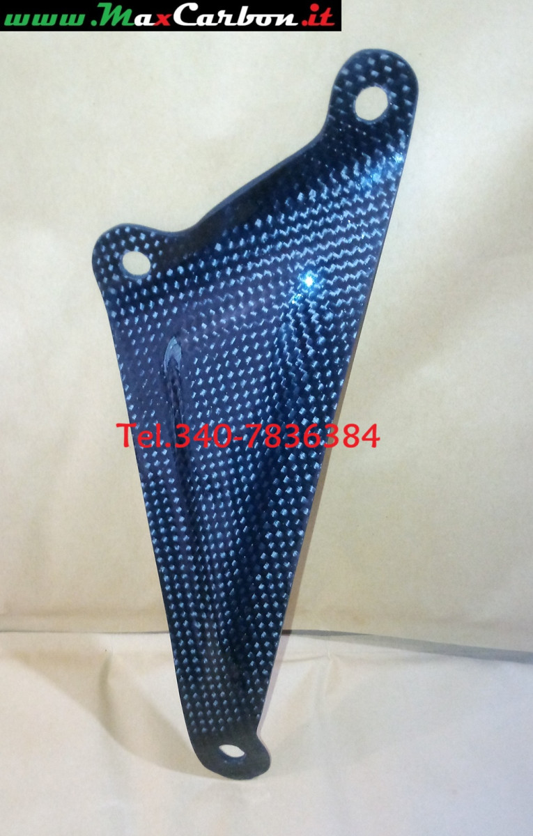 STAFFA SCARICO IN CARBONIO LUCIDO BMW S1000RR ed S 1000 RR dal 2010 al 2018
